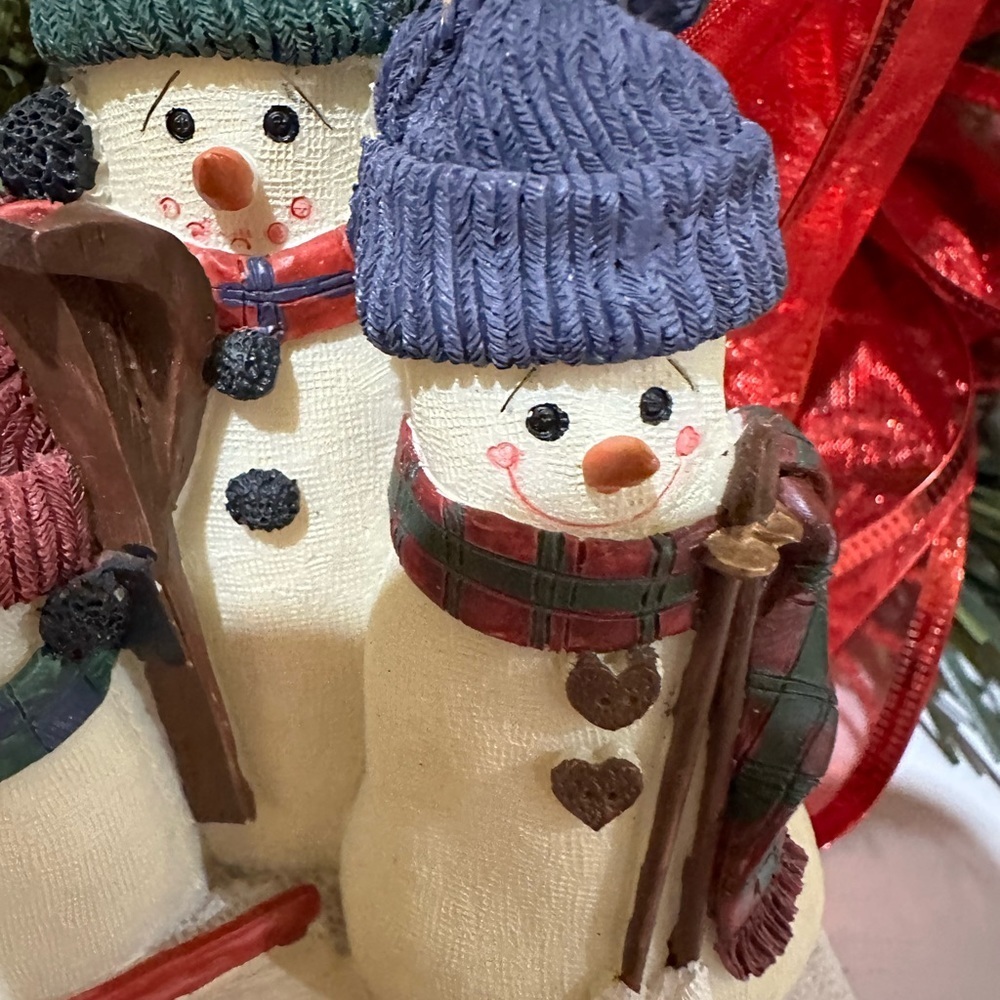Festive Snowman Stocking Hanger - Picture 2 of 6